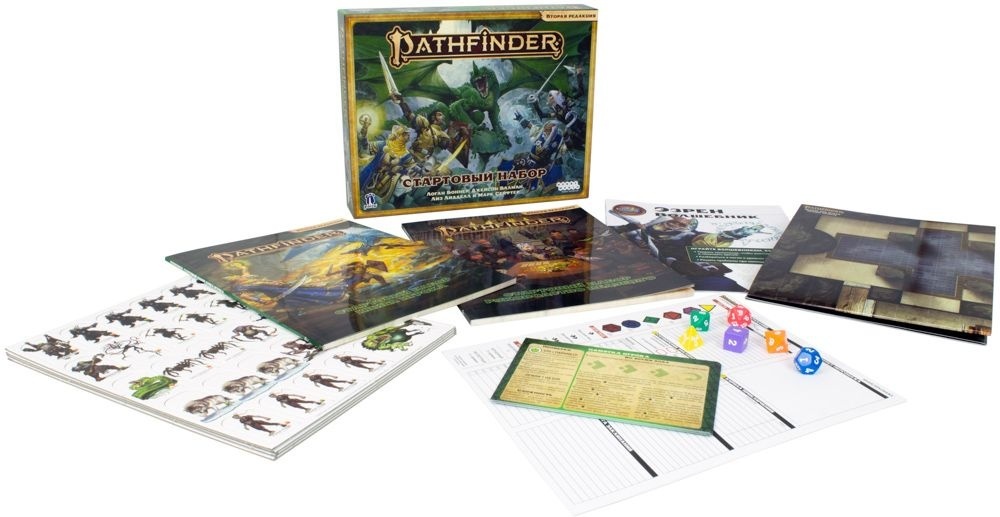 (EU) Настольная игра Hobby World Pathfinder. Ролевая игра (2 изд). Стартовый набор