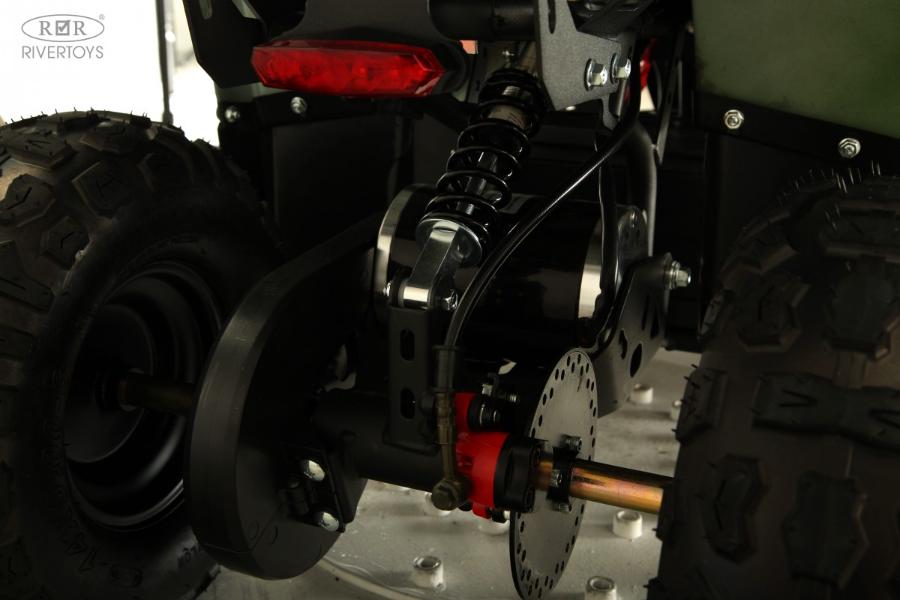 Детский электроквадроцикл RiverToys MIKA LUX оранжевый