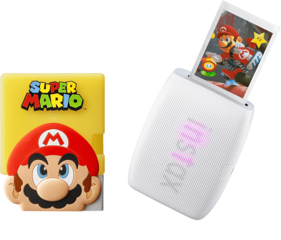 Фотопринтер моментальной печати FUJIFILM Instax Mini Link 3 Super Mario Edition, Белый