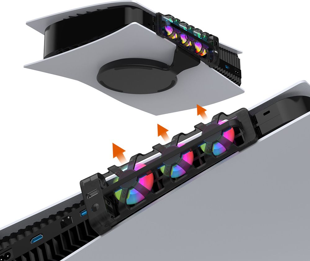 Система охлаждения DOBE для PS5 RGB (TP5-1523X)