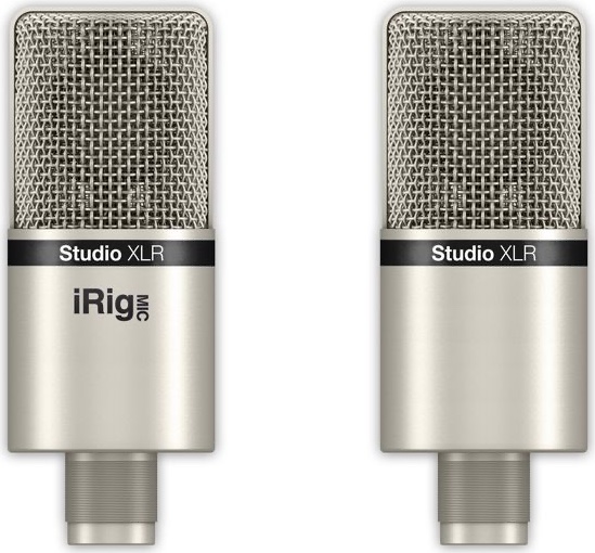 

(EU) Студийный конденсаторный микрофон IK Multimedia iRig Mic Studio XLR, кардиоидный, XLR, большая диафрагма