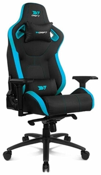 (EU) Игровое кресло DRIFT DR600BL, 269679086, Чёрное/Голубое