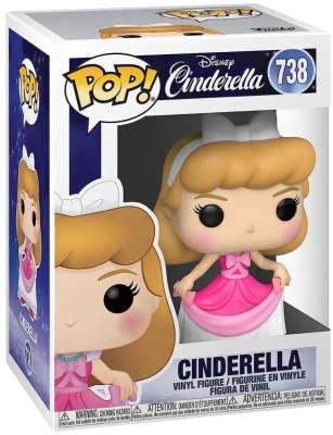 (EU) Фигурка Funko POP! Disney: Золушка в розовом платье (738)