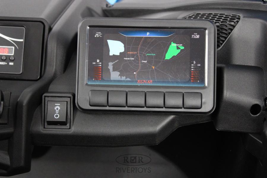 Детский электромобиль RiverToys BRP Can-Am Maverick (Y111YY) синий