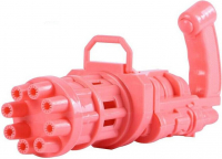 Генератор мыльных пузырей Gatling Electric Bubble Gun Миниган (розовый)