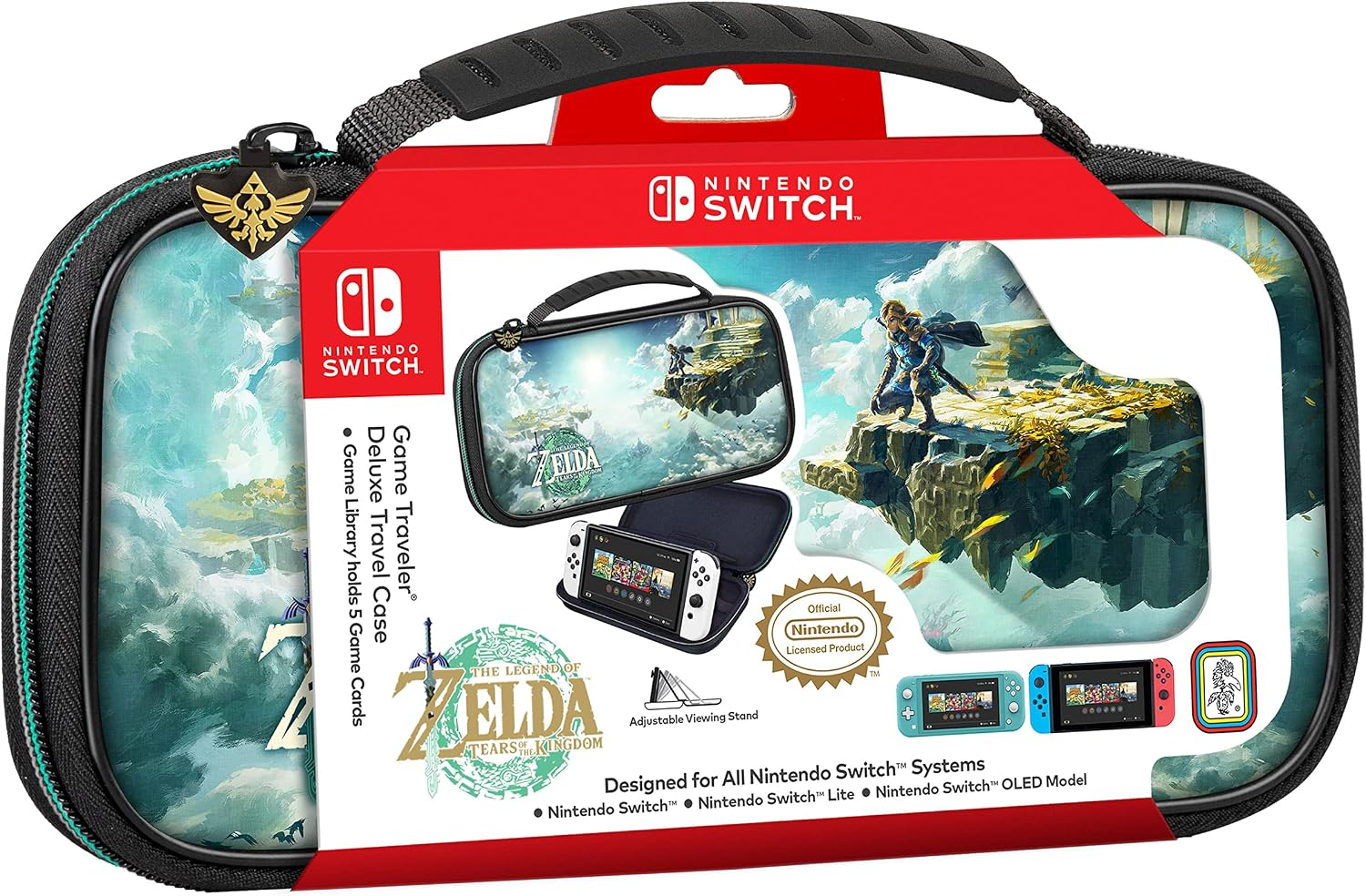 Чехол Nintendo Switch RDS Game Traveler: Deluxe Travel Case - Legend of Zelda: TOTK Edition