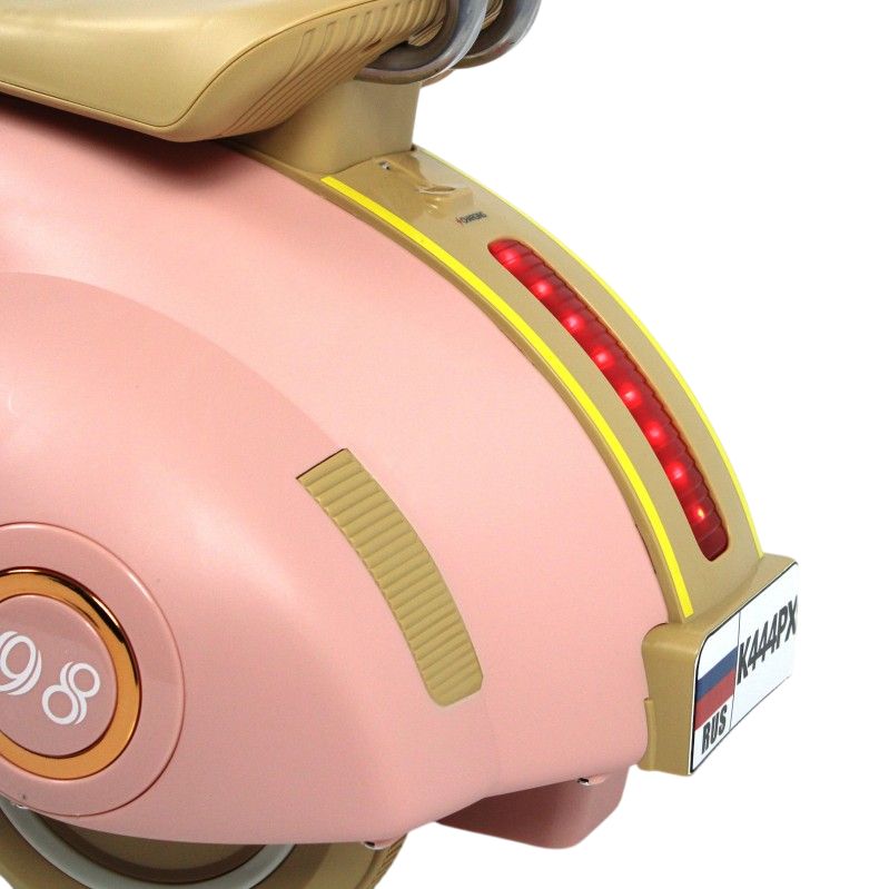 Детский электроскутер RiverToys K444PX розовый