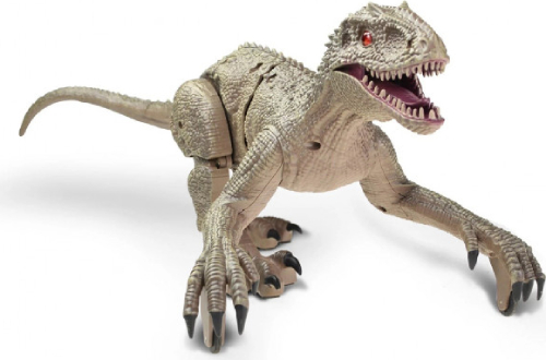 Радиоуправляемый робот CS toys серый динозавр Raptor Индоминус Рекс (3701-1A)