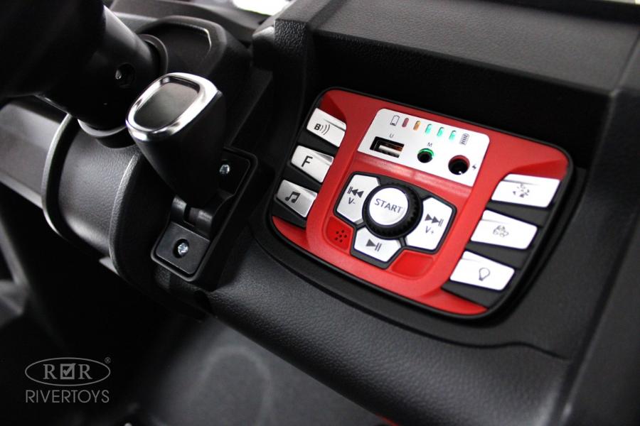 Детский электромобиль RiverToys P333PP (Buggy) серый камуфляж