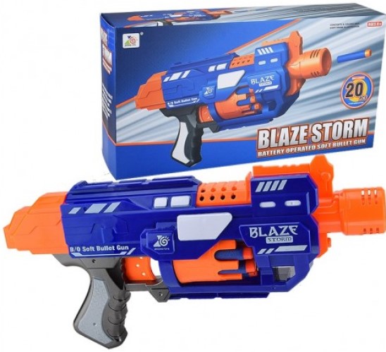 Пистолет Blaze Storm с мягкими пулями на батарейках, ZC7033