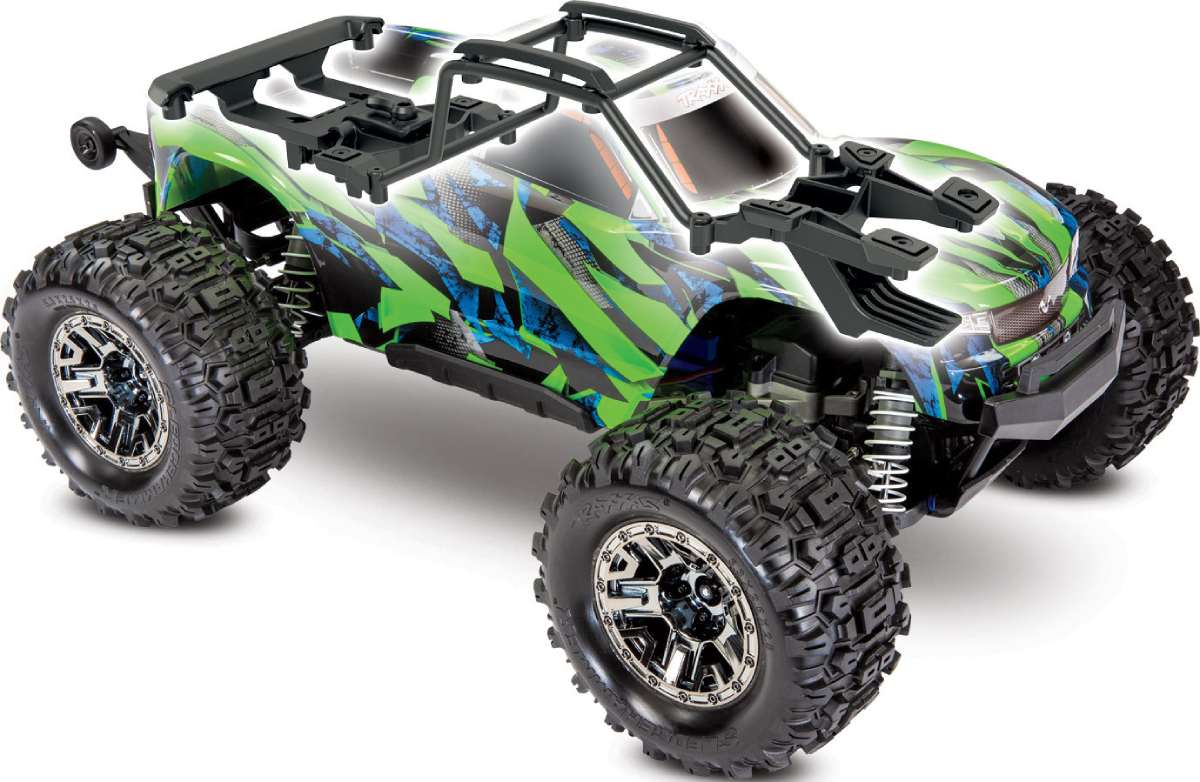 Радиоуправляемая модель монстр Traxxas HOSS 4X4 VXL 3S 4WD RTR 1к10 (TRA90076-4-G)