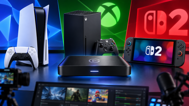 Карта захвата для PS5, Xbox и Switch 2 — как выбрать для записи и стрима