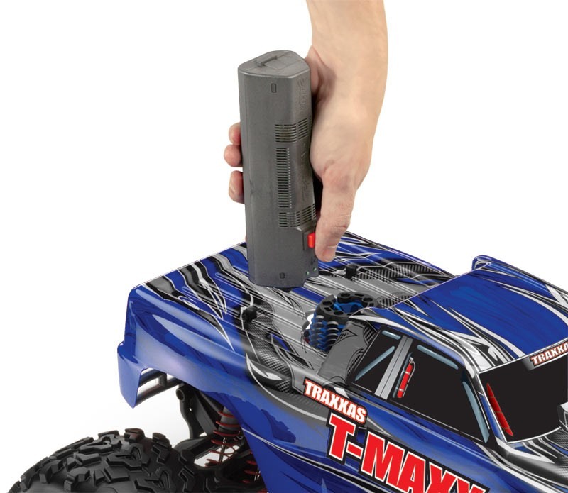 Радиоуправляемая модель монстр Traxxas T-Maxx 3.3 Nitro 4WD RTR 1к10 TQi (BT-model) (TRA49077-3-B)
