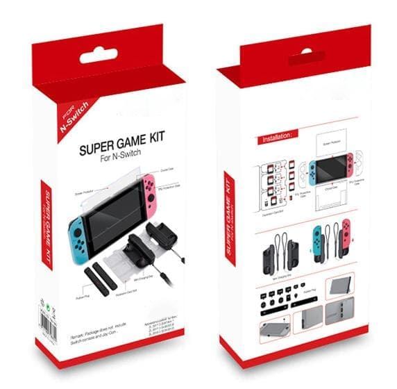 Набор аксессуаров Super Game Kit (TNS-1880) 5в1 для Nintendo Switch