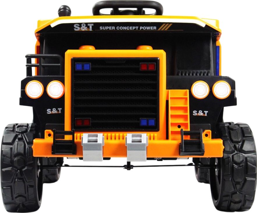 Детский электромобиль RiverToys K555PX оранжевый