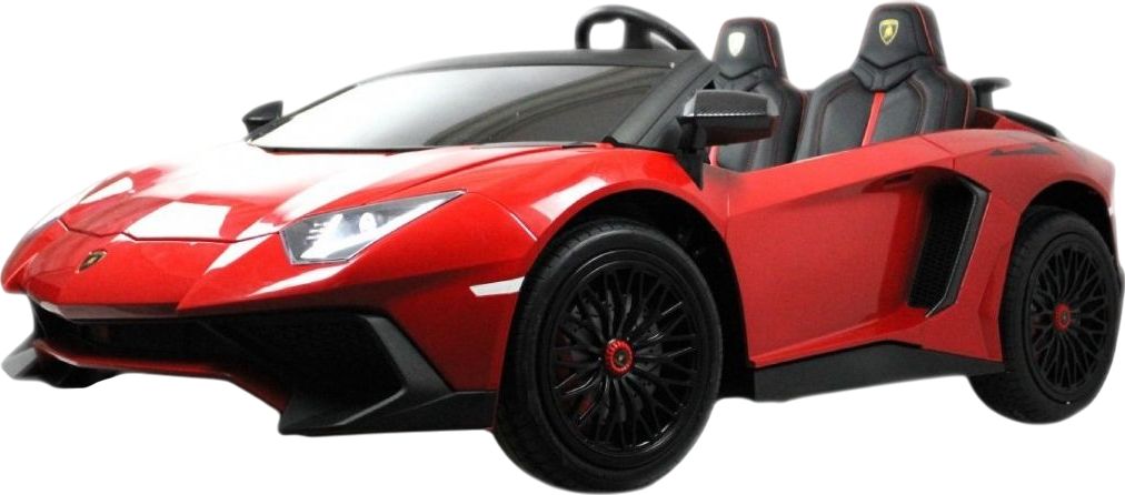 Детский электромобиль RiverToys Lamborghini Aventador SV (M777MM) красный