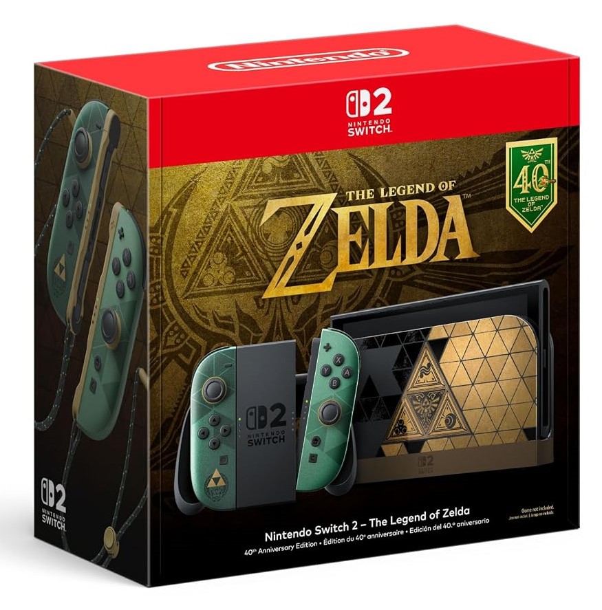 Игровая приставка Nintendo Switch 2 256 GB (The Legend of Zelda - 40th Anniversary Edition)