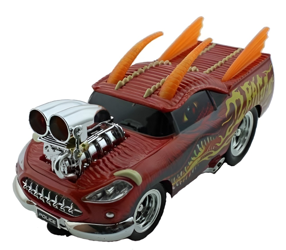 Машина Дракон из серии Muscle Сar на Р/У Wangfeng с гоночным Мотором 1/16 пистолетного типа, свет, звук