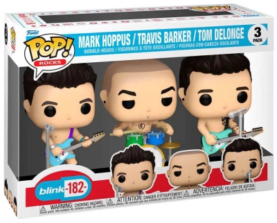 (EU) Фигурка Funko POP! Rocks: Mark Hoppus, Travis Barker, Tom DeLonge (67837)