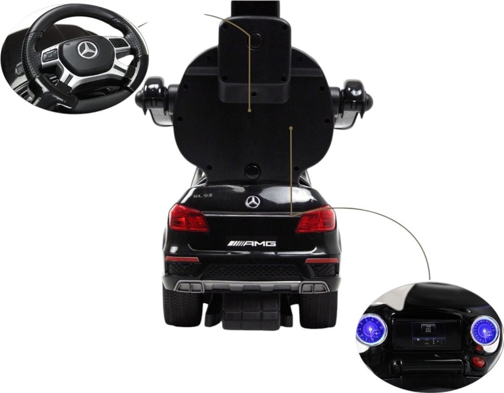 Детский толокар Mercedes-Benz GL63 RiverToys (A888AA-H) (черный)