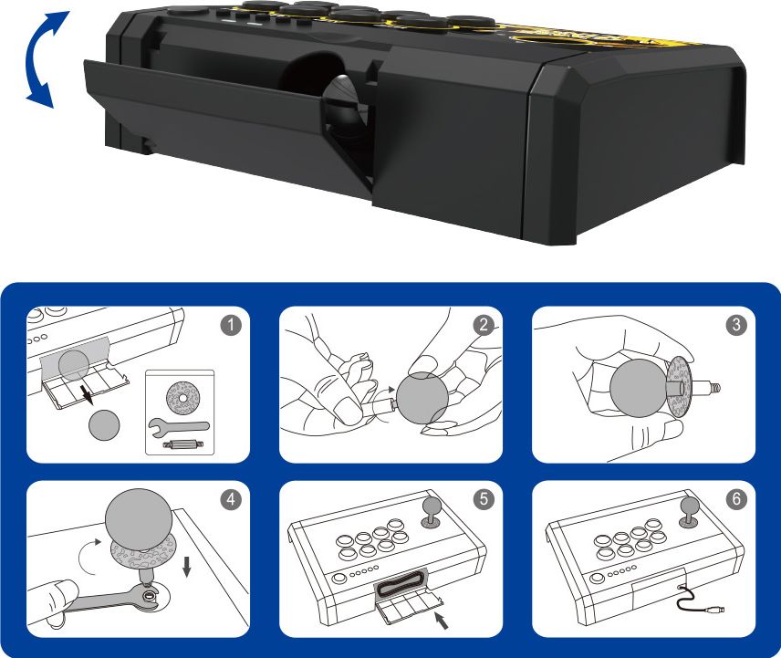 Аркадный стик DOBE 4 в 1 (TP4-19302)