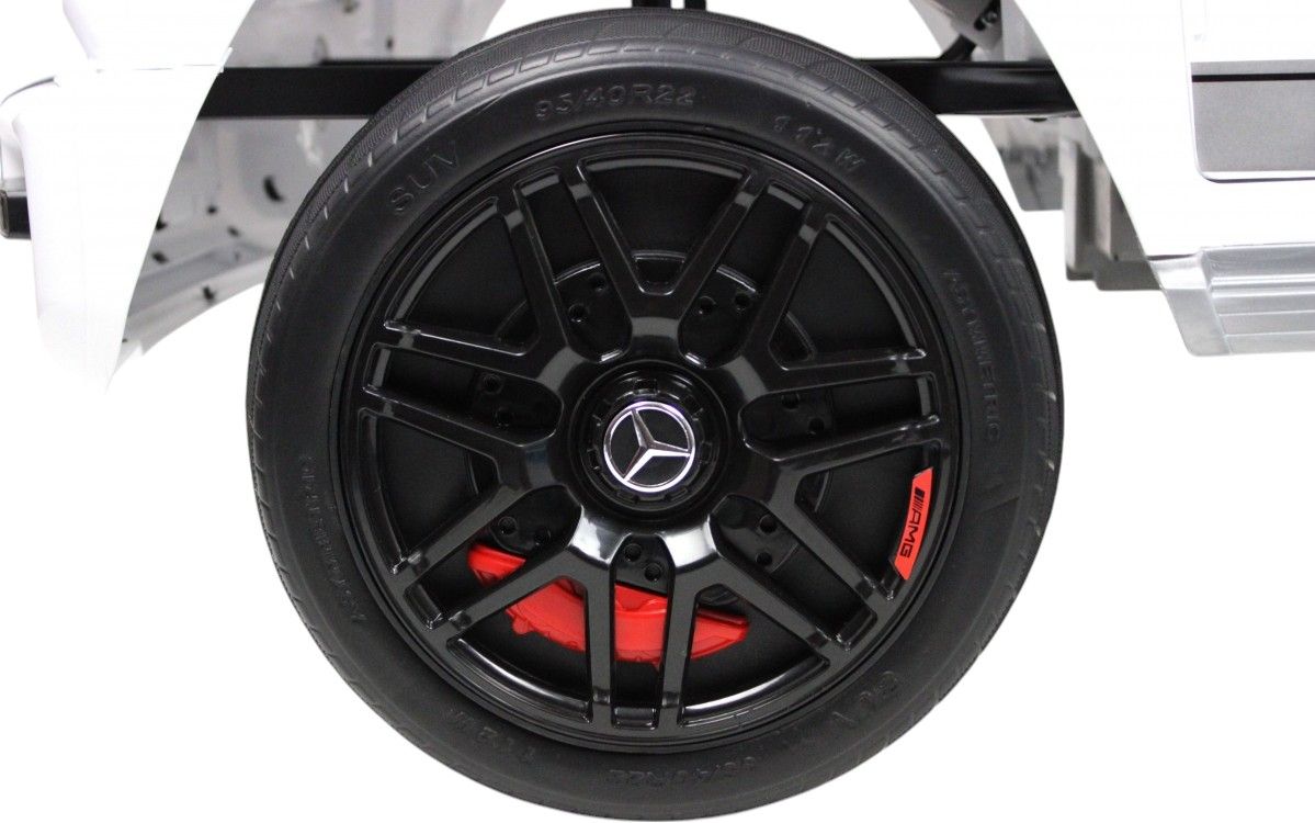 Детский электромобиль RiverToys Mercedes-Benz G63 4WD (Mercedes-AMG-G63-4WD-K999KK-WHITE) белый