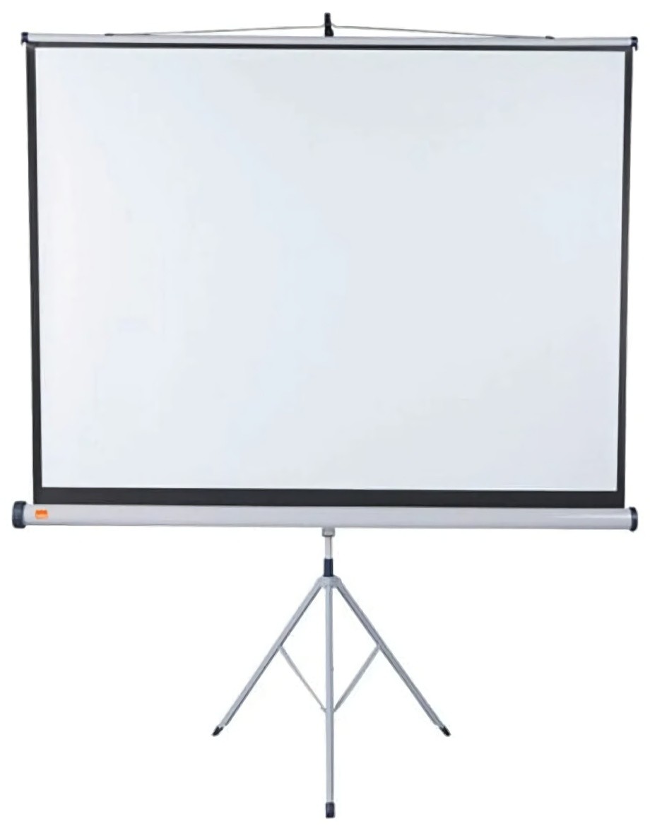 (EU) Проекционный экран NOBO 1902396 (175x132 см, напольный, портативный), Белый