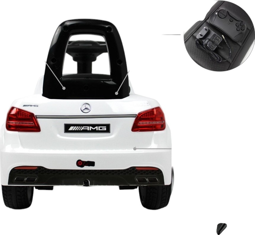 Детский толокар Mercedes-AMG GLS 63 RiverToys (HL600) (белый)
