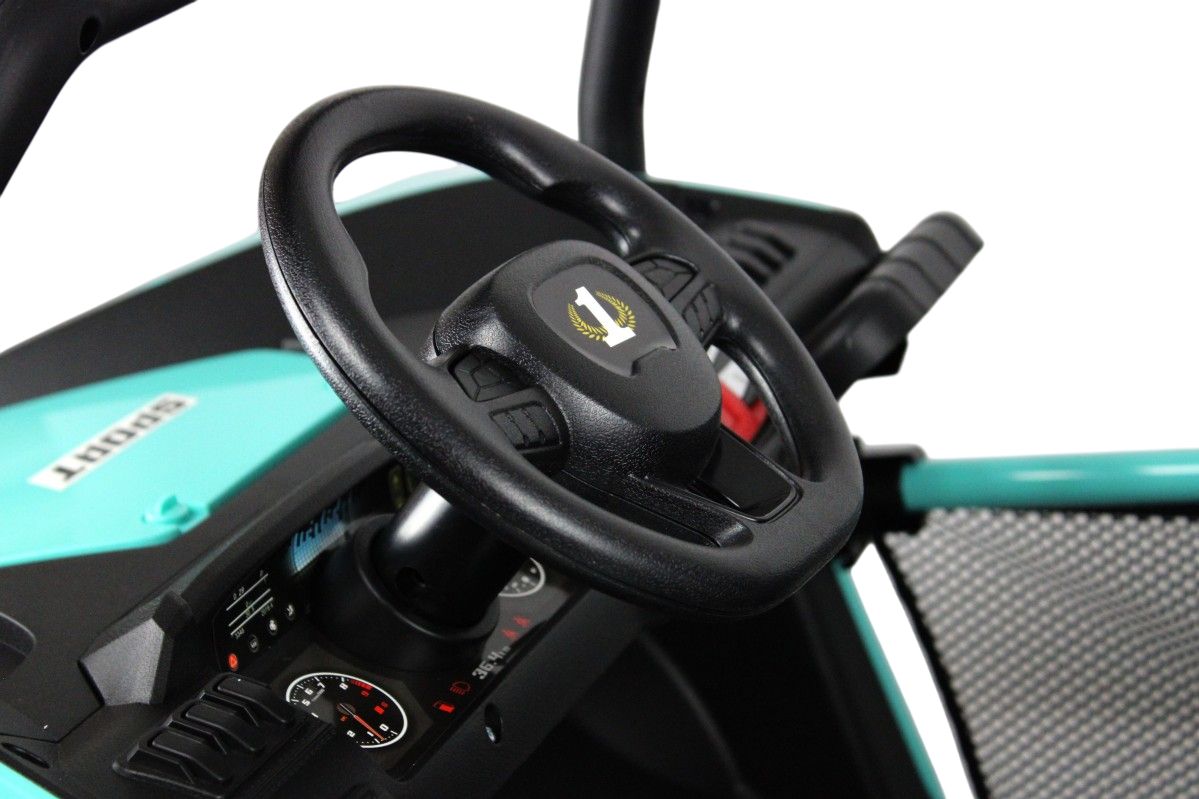 Детский электромобиль RiverToys P555PP светло-зеленый