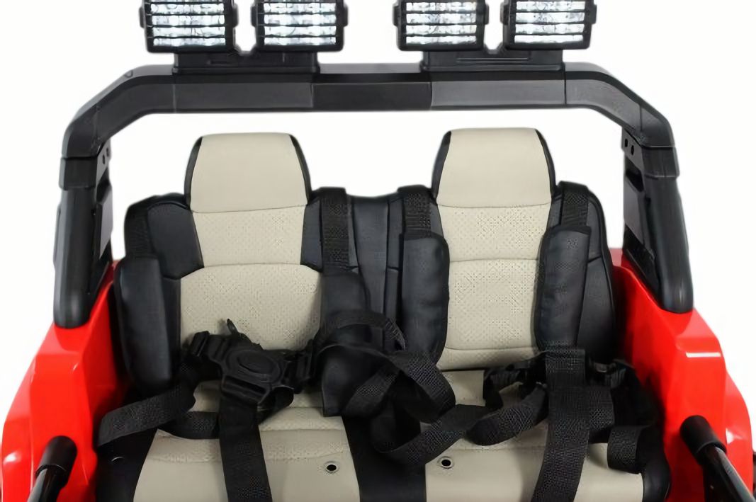 Детский электромобиль Jeep A222AA красный