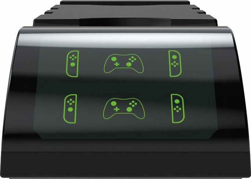 Зарядная док-станция DOBE «6 в 1» для Nintendo Switch (белая) (TNS-19035)