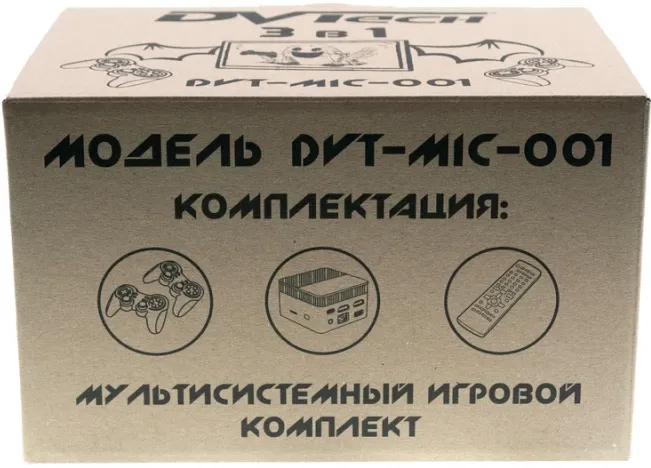 Мультисистемный игровой комплекс 3 в 1 DVTech MIC-001 BK