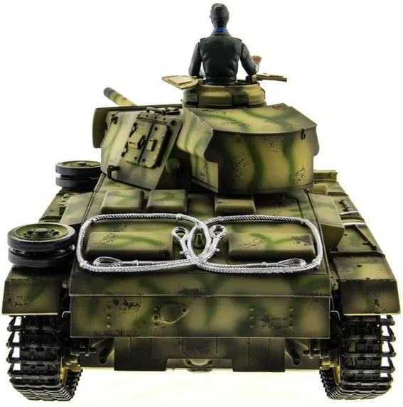 Р/У танк Taigen 1/16 Panzerkampfwagen III (Германия) HC (для ИК танкового боя) V3 2.4G RTR, TG3848-1HC-IR3.0
