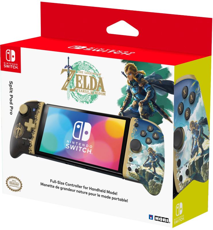 Контроллеры HORI Split Pad Pro (The Legend of Zelda) для консоли Switch (NSW-432U)