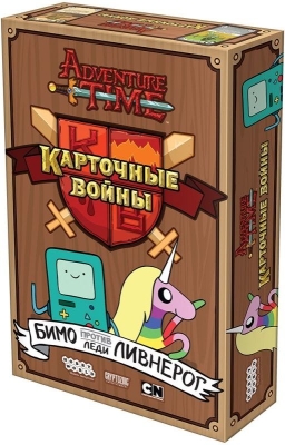 (EU) Настольная игра Hobby World Время приключений. Карточные войны. Бимо против Леди Ливнерог