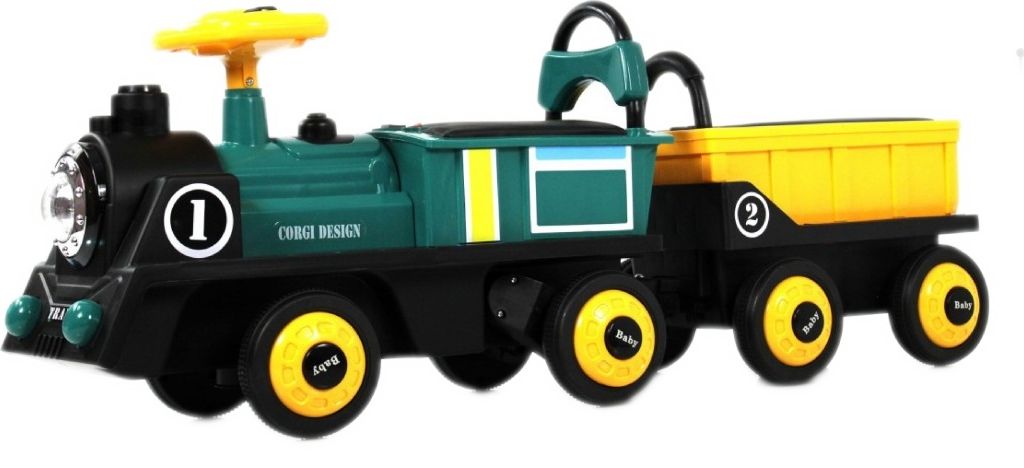 Детский электромобиль RiverToys K008AM зеленый