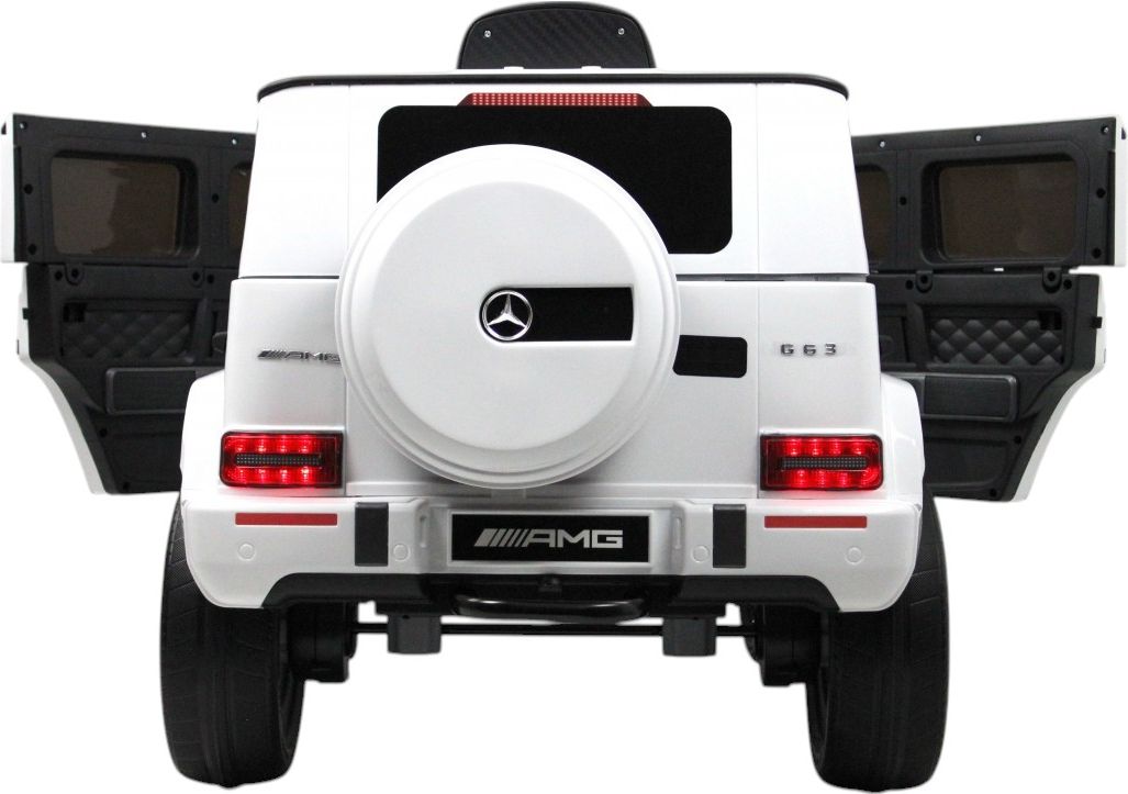 Детский электромобиль RiverToys Mercedes-Benz G63 4WD (Mercedes-AMG-G63-4WD-K999KK-WHITE) белый