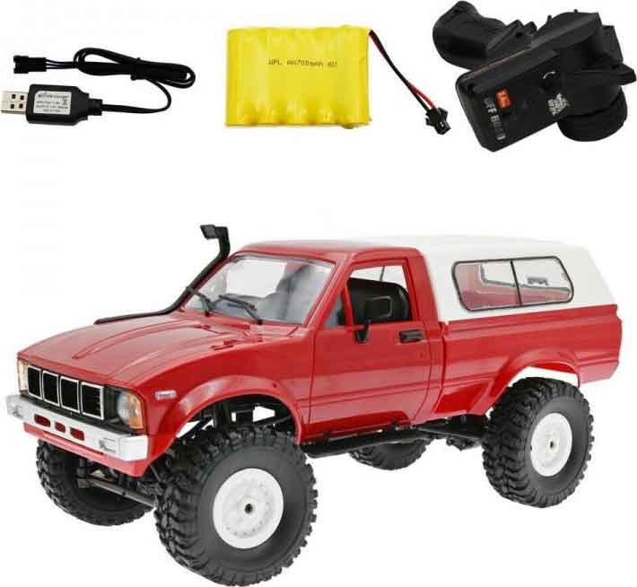 Радиоуправляемая модель WPL пикап 24R Hilux 4WD (1к16) Red (WPLC-24R-RED)