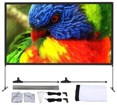 (EU) Аксессуар для проектора BlitzWolf BW-VS6 80" Портативный (4K, 16:9, 160°), Чёрный, Белый