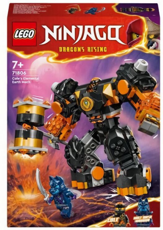(EU) Конструктор LEGO Ninjago Элементальный земной робот Коула (71806)