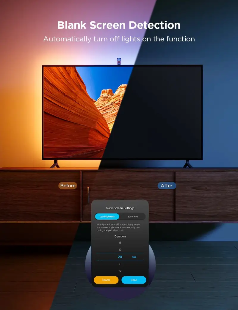 Подсветка для телевизора GOVEE Envisual 3S Smart 55-65" TV LED Backlight Wi-Fi