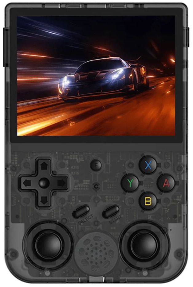 Портативная игровая приставка R36S 64Gb Transparent Black