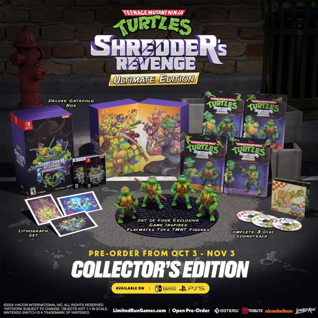 Игра Teenage Mutant Ninja Turtles: Shredder's Revenge Collectors Edition (PS5)