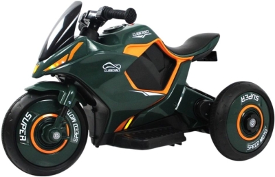 Детский электромотоцикл RiverToys (G004GG-GREEN) зеленый