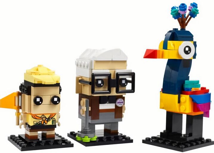 (EU) Конструктор LEGO Brick Headz Disney Pixar Карл, Рассел и Кевин (40752)