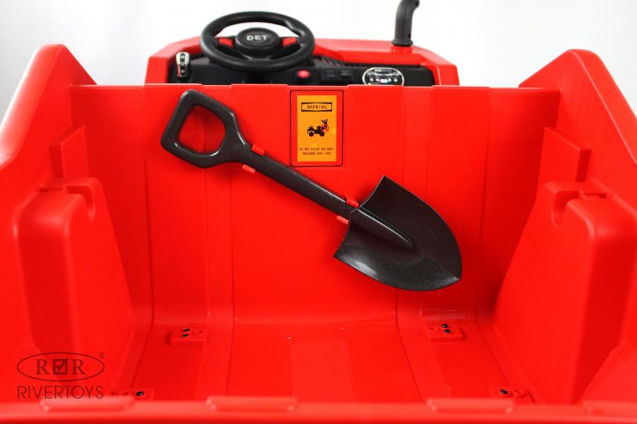 Детский электромобиль RiverToys K333AM красный