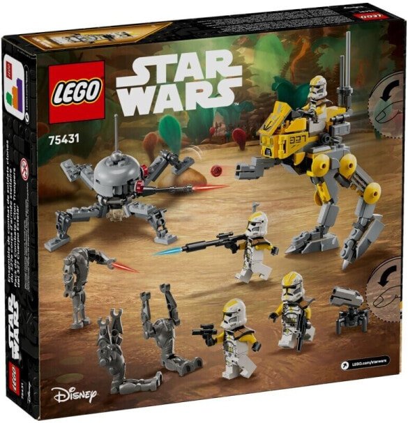 (EU) Конструктор LEGO Star Wars Боевой набор клонов 327-го звёздного корпуса (75431)