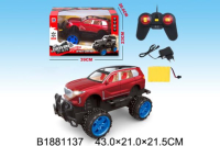 Машина р/у на аккум. со светом, цвет в ассорт. в кор. в кор.12шт B1881137