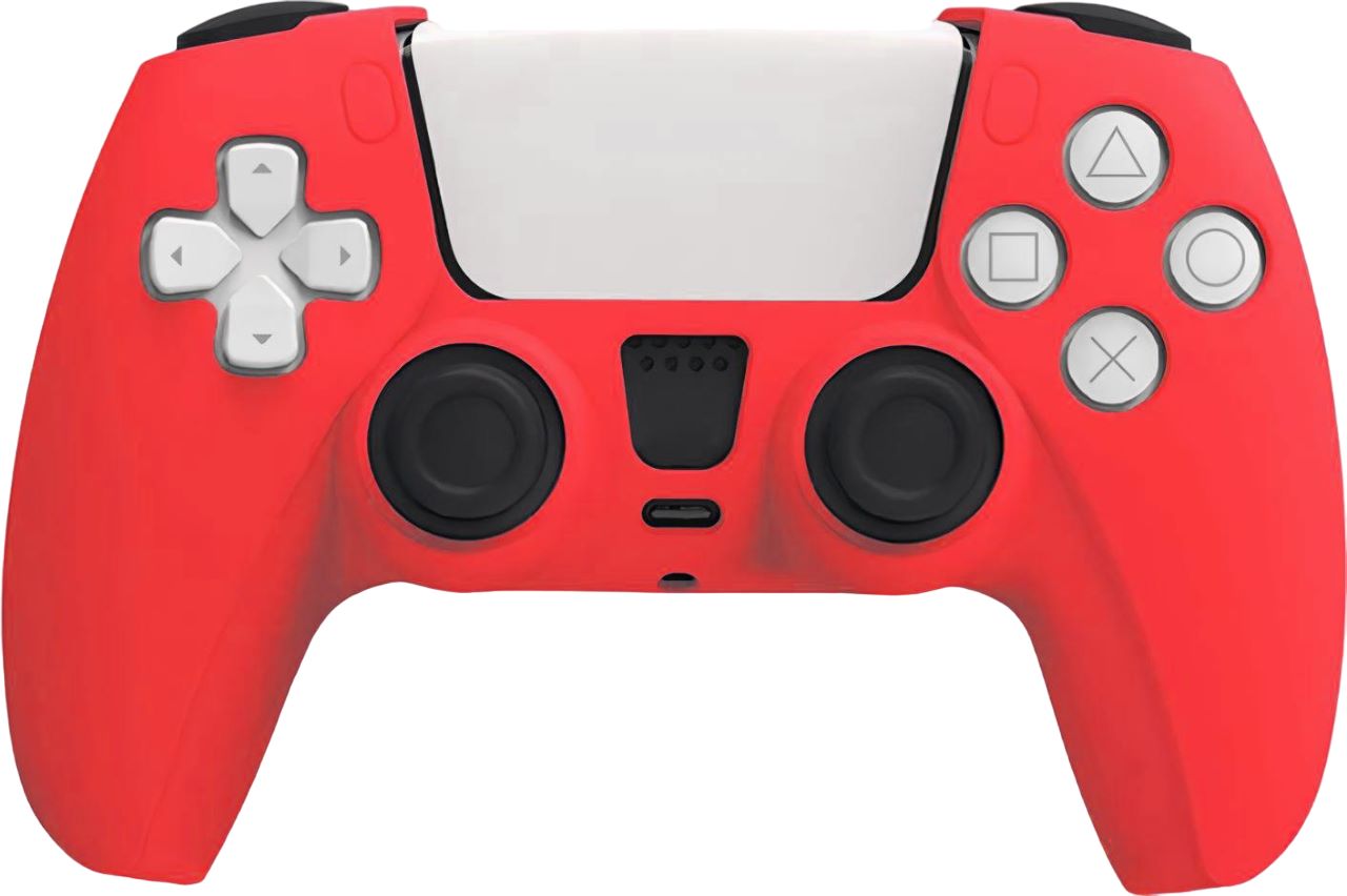 Силиконовый чехол для геймпада Sony DualSense PS5 (TP5-0512) красный