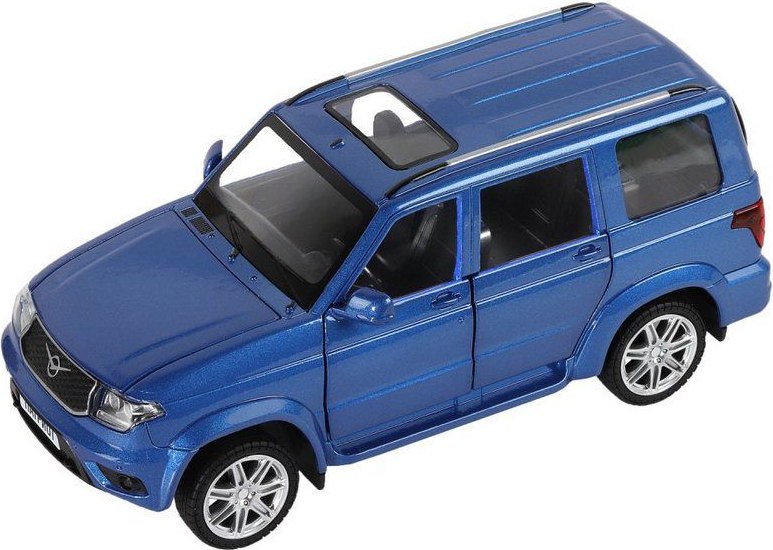 Машина АВТОПАНОРАМА УАЗ PATRIOT (темно-синий) (JB1251416)